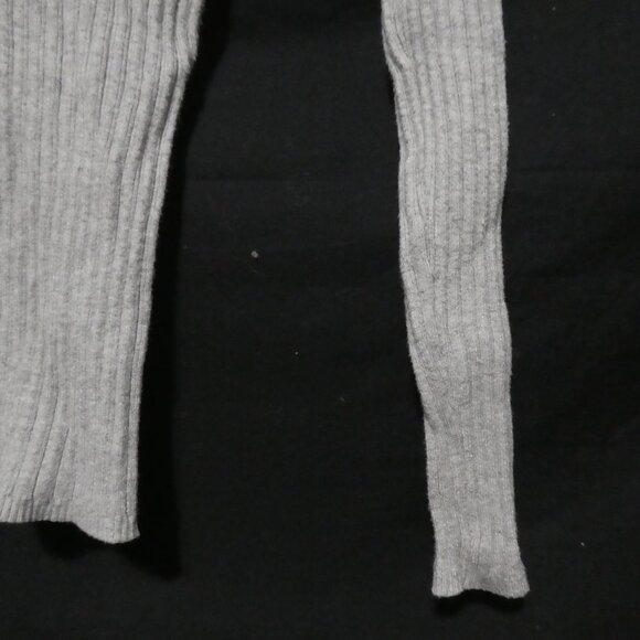 PRIMARK | size 4 | Grey Mock Neck Long Sleeve Knit Sweater - Picture 14 of 15